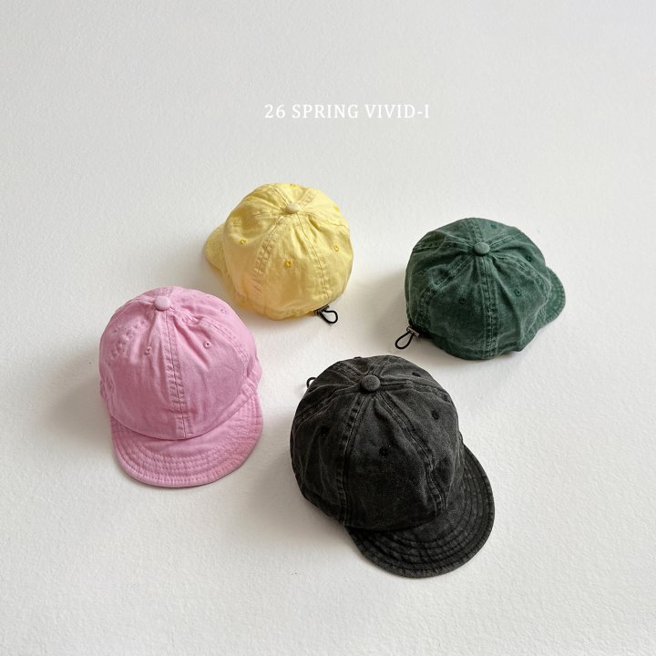 Vivid I - Korean Children Fashion - #childofig - Cotton Basic Cap - 2