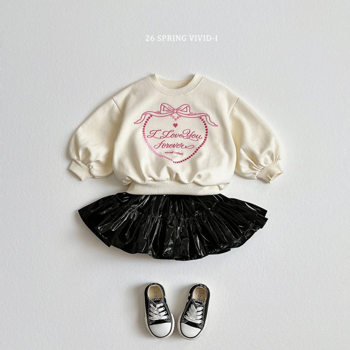 Vivid I - Korean Children Fashion - #childofig - Ribbon Heart Bootcut Set - 9