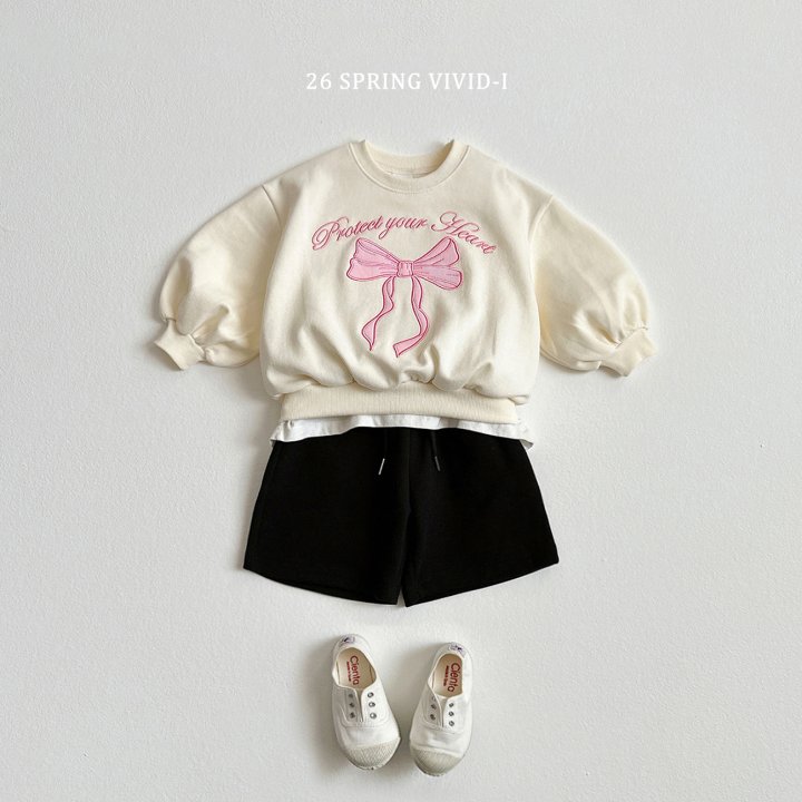 Vivid I - Korean Children Fashion - #childofig - Ribbon Embroidery Bootcut Set - 7
