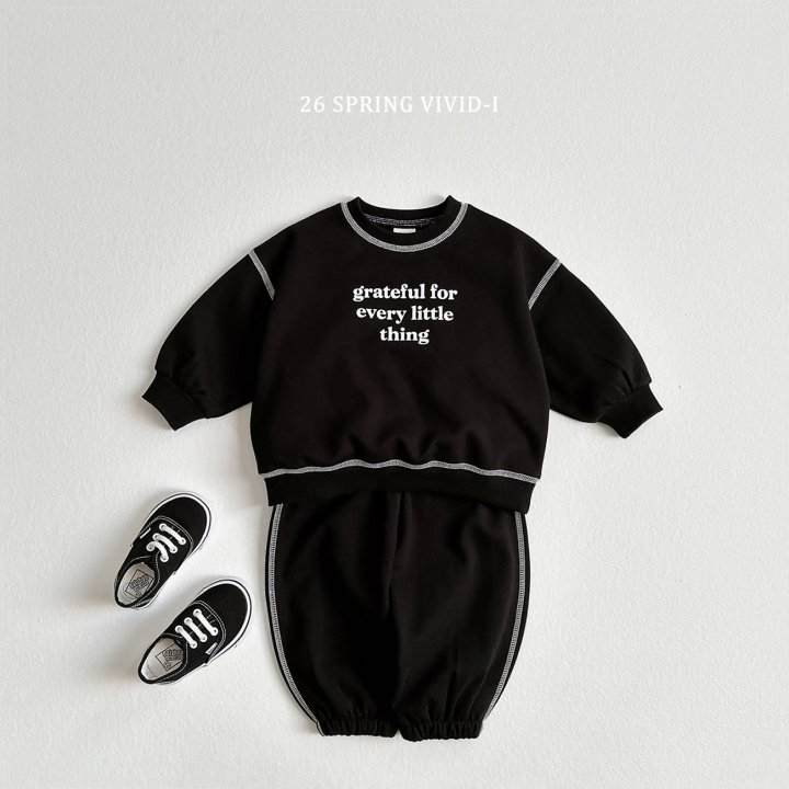 Vivid I - Korean Children Fashion - #childofig - Lettering Stitch Set - 5