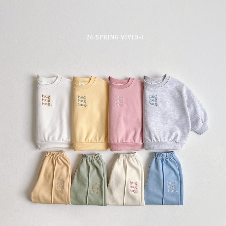 Vivid I - Korean Children Fashion - #childofig - Hug Color-Block Set