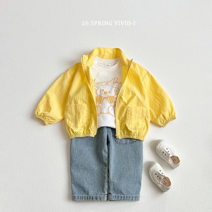 Vivid I - Korean Children Fashion - #childofig - Happy Bear Check Set - 9