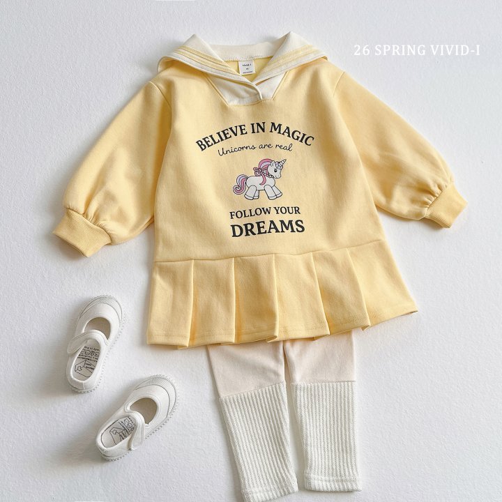 Vivid I - Korean Children Fashion - #childofig - Sailor Unicorn One-piece - 7
