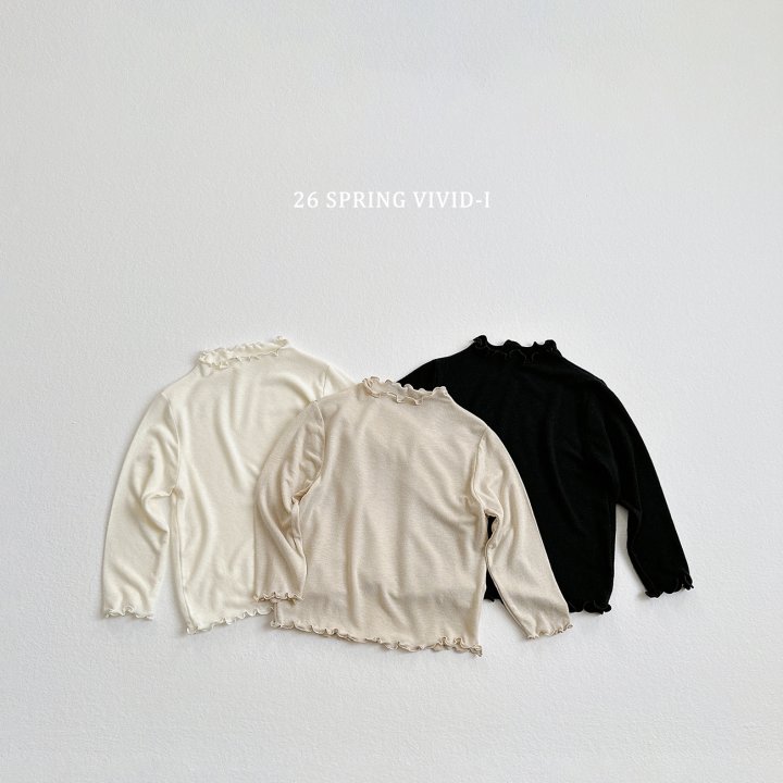 Vivid I - Korean Children Fashion - #childofig - Spring Soft Wave Tee