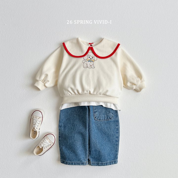 Vivid I - Korean Children Fashion - #childofig - Poodle Big Collar Sweatshirt - 10