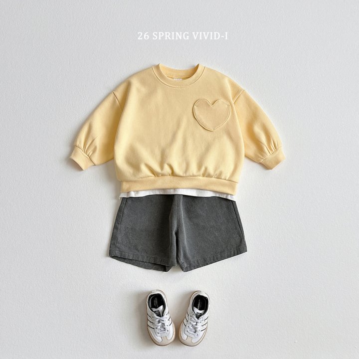 Vivid I - Korean Children Fashion - #childrensboutique - Pocket Heart Sweatshirt - 10