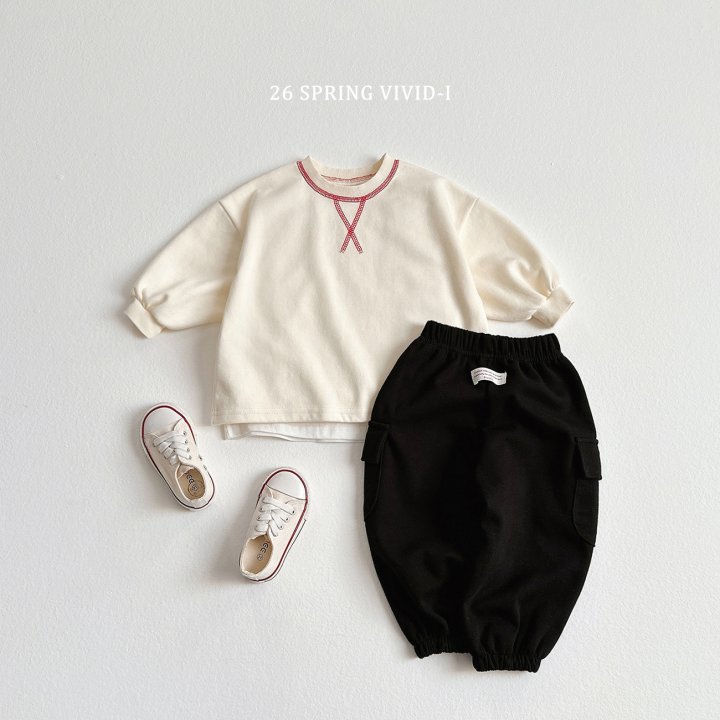 Vivid I - Korean Children Fashion - #childrensboutique - X Guy Rib Sweatshirt - 8