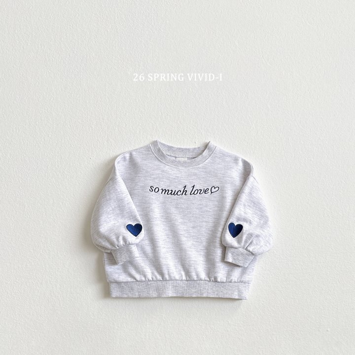 Vivid I - Korean Children Fashion - #childofig - Sleeve Heart Sweatshirt - 4
