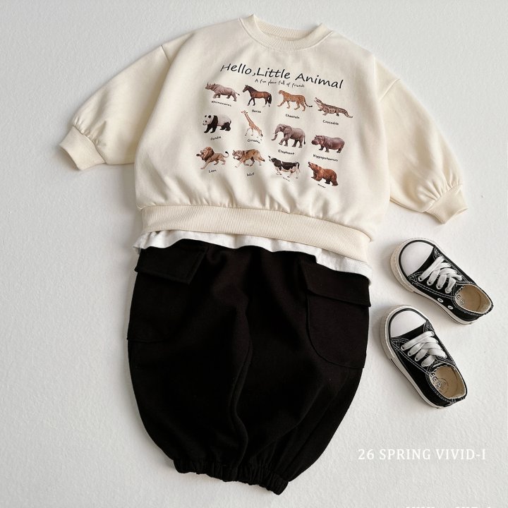 Vivid I - Korean Children Fashion - #childrensboutique - Mini Animal Sweatshirt - 10