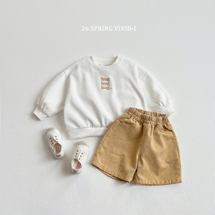 Vivid I - Korean Children Fashion - #childrensboutique - Pigment Half Pants - 9