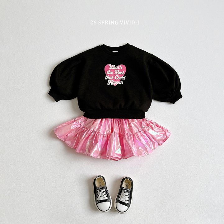 Vivid I - Korean Children Fashion - #childrensboutique - Glossy Skirt - 5