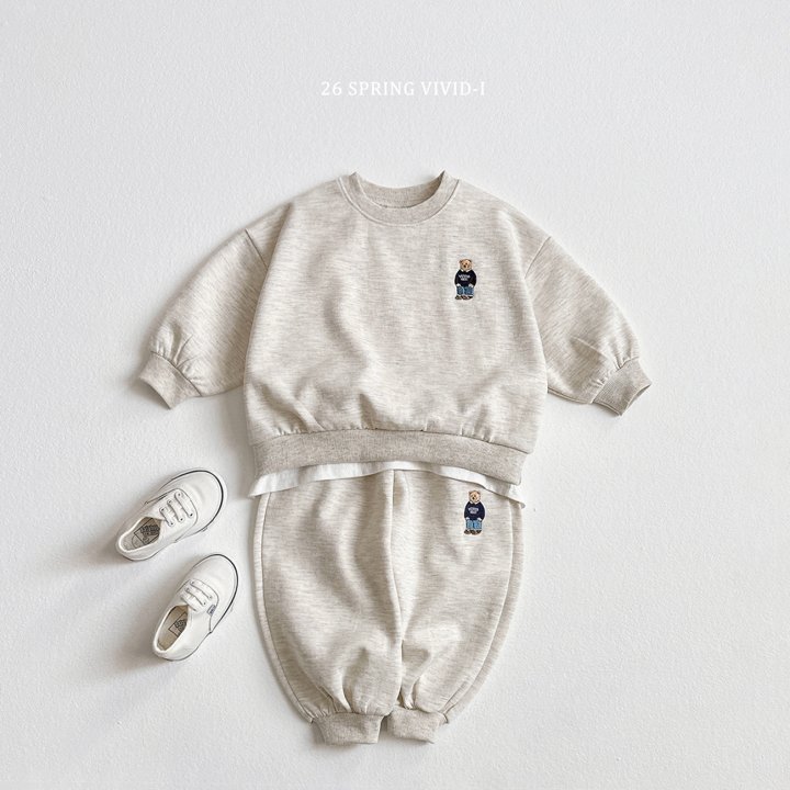 Vivid I - Korean Children Fashion - #childrensboutique - 26 Bear Embroidery Set - 3