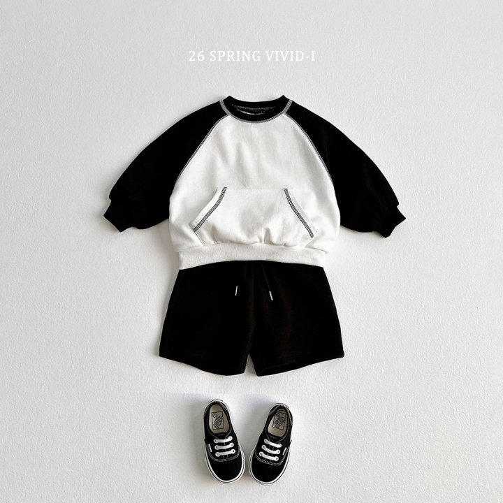 Vivid I - Korean Children Fashion - #designkidswear - Kangaroo Raglan Sweatshirt - 8