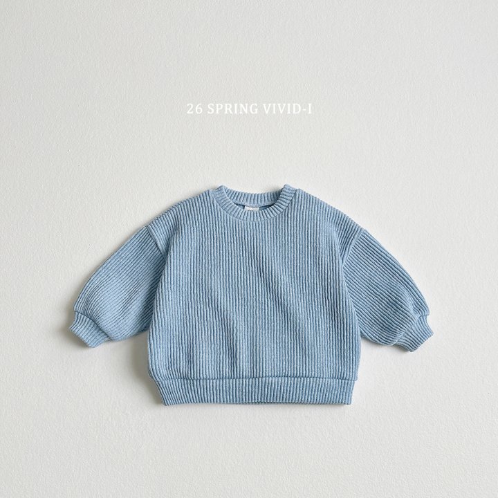Vivid I - Korean Children Fashion - #designkidswear - Knit Ribbed Sweatshirt - 5