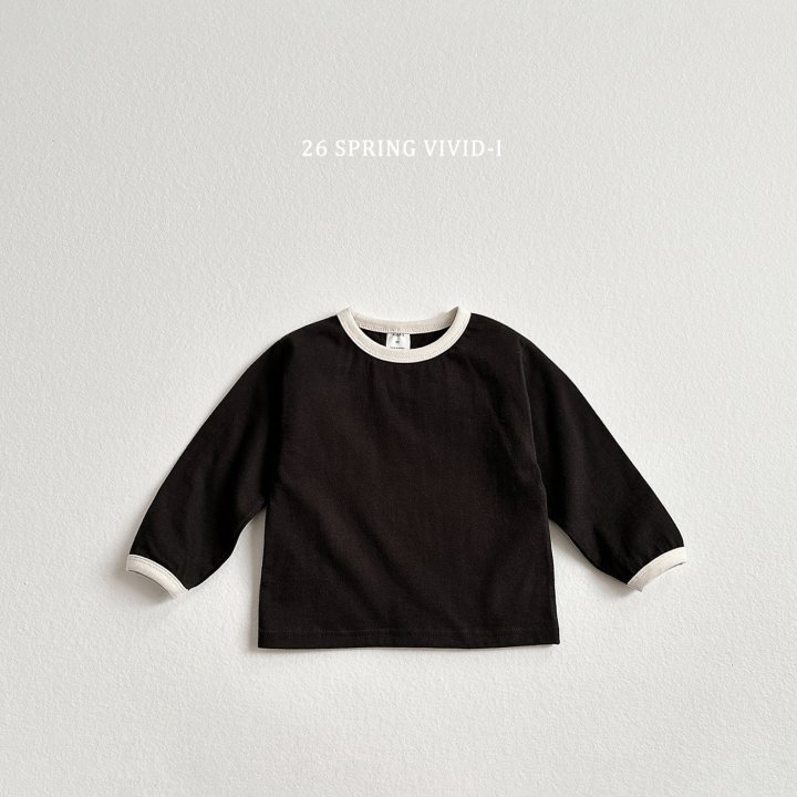 Vivid I - Korean Children Fashion - #childrensboutique - Color-Point Single Tee - 4