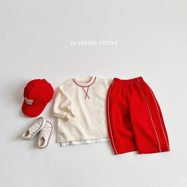 Vivid I - Korean Children Fashion - #designkidswear - X Guy Rib Sweatshirt - 9