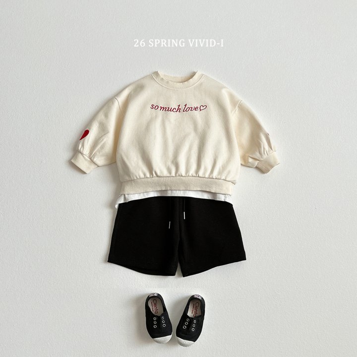 Vivid I - Korean Children Fashion - #designkidswear - Sleeve Heart Sweatshirt - 5