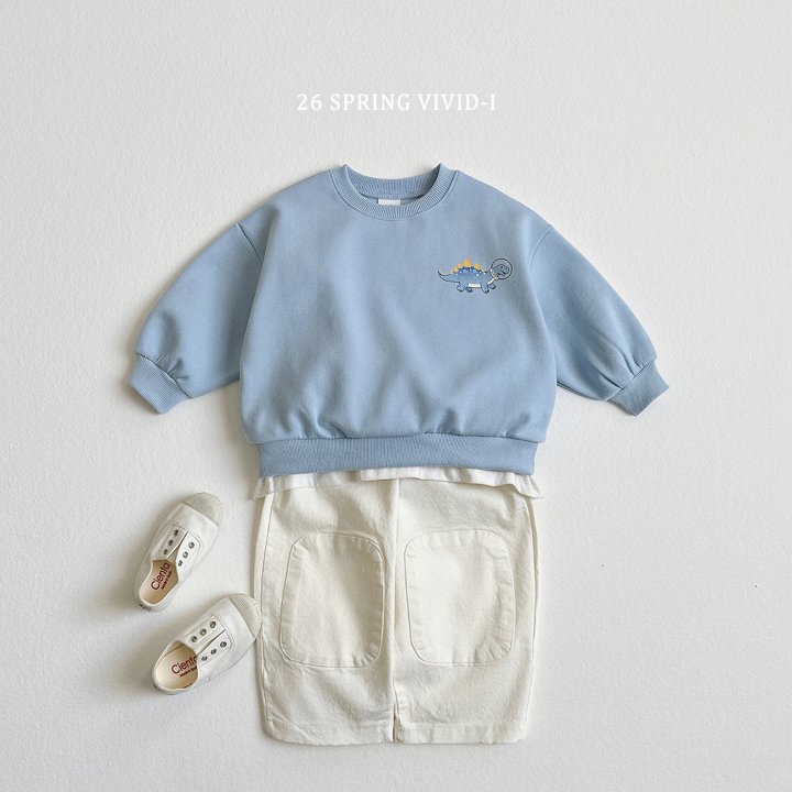 Vivid I - Korean Children Fashion - #designkidswear - Space Jurassic Sweatshirt - 8