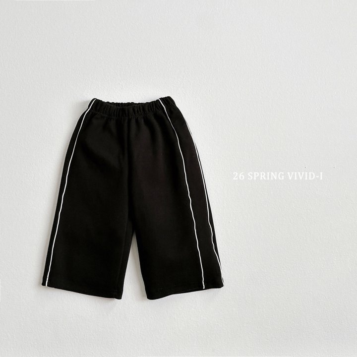 Vivid I - Korean Children Fashion - #designkidswear - Double Line Pants - 5