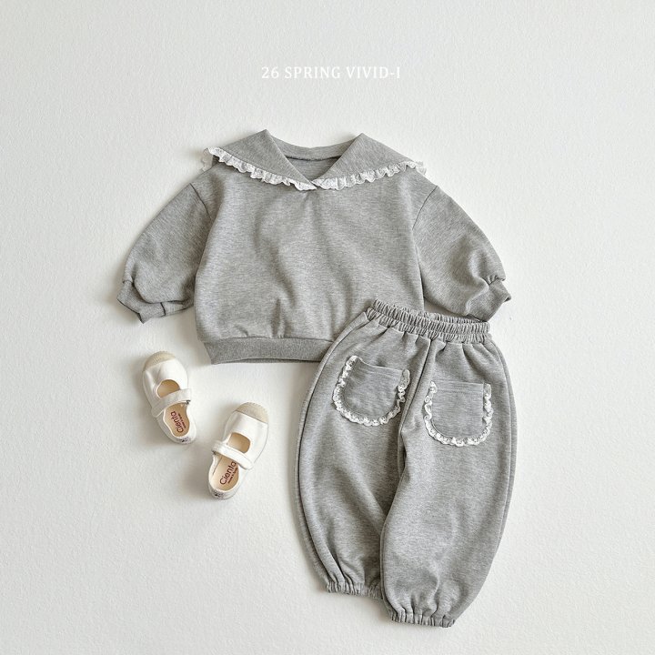 Vivid I - Korean Children Fashion - #designkidswear - Lace Sailor Set - 12