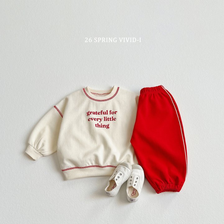 Vivid I - Korean Children Fashion - #designkidswear - Lettering Stitch Set - 7