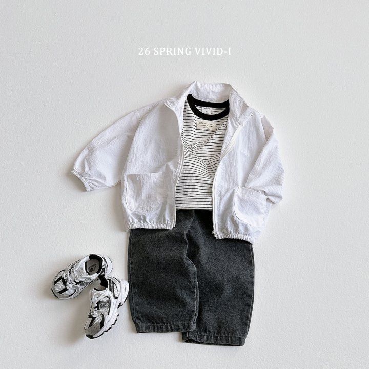 Vivid I - Korean Children Fashion - #designkidswear - Vivid Windbreaker - 7