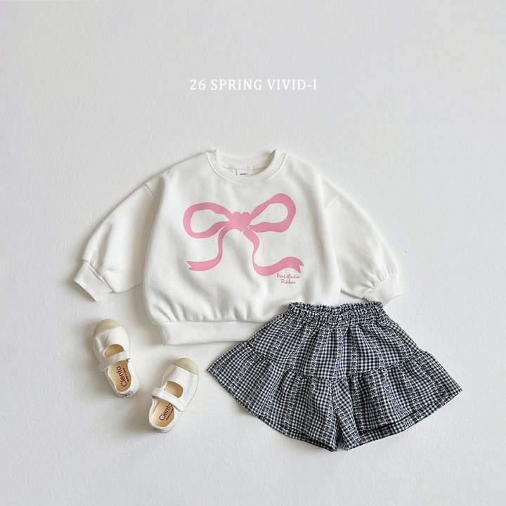 Vivid I - Korean Children Fashion - #discoveringself - Big Ribbon Sweatshirt - 10