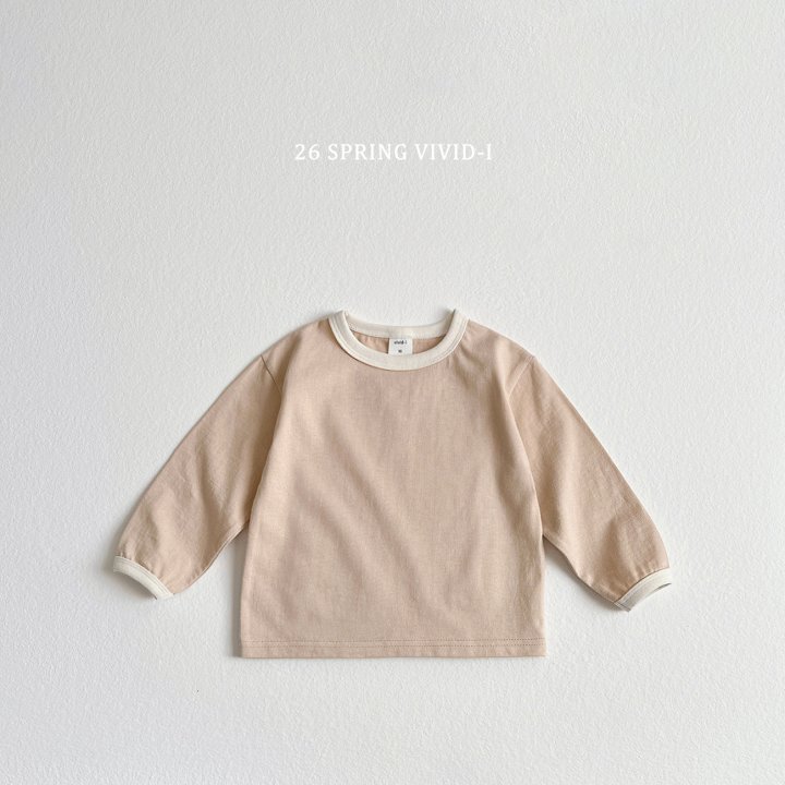 Vivid I - Korean Children Fashion - #discoveringself - Color-Point Single Tee - 5