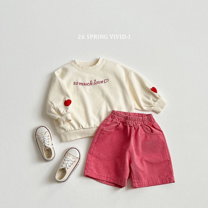 Vivid I - Korean Children Fashion - #discoveringself - Sleeve Heart Sweatshirt - 6