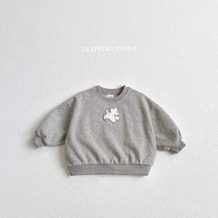 Vivid I - Korean Children Fashion - #discoveringself - Mini Embroidered Doll Sweatshirt - 3