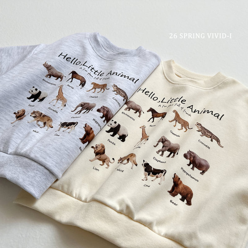 Vivid I - Korean Children Fashion - #discoveringself - Mini Animal Sweatshirt - 12