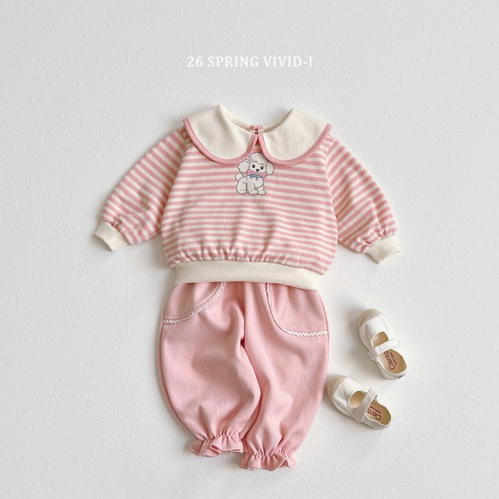 Vivid I - Korean Children Fashion - #designkidswear - Frill Lace Jogger Pants - 4