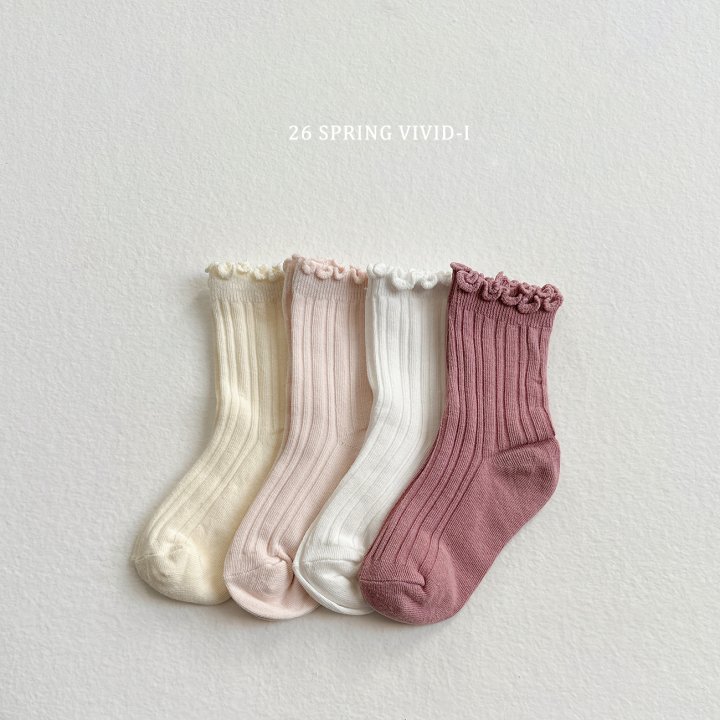 Vivid I - Korean Children Fashion - #discoveringself - Wave Soft Socks