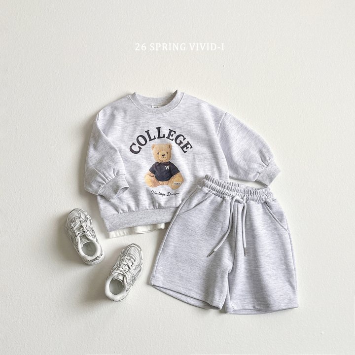 Vivid I - Korean Children Fashion - #discoveringself - College Bear Set - 7