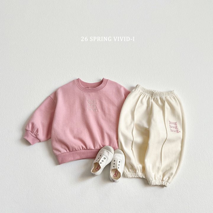 Vivid I - Korean Children Fashion - #designkidswear - Hug Color-Block Set - 4