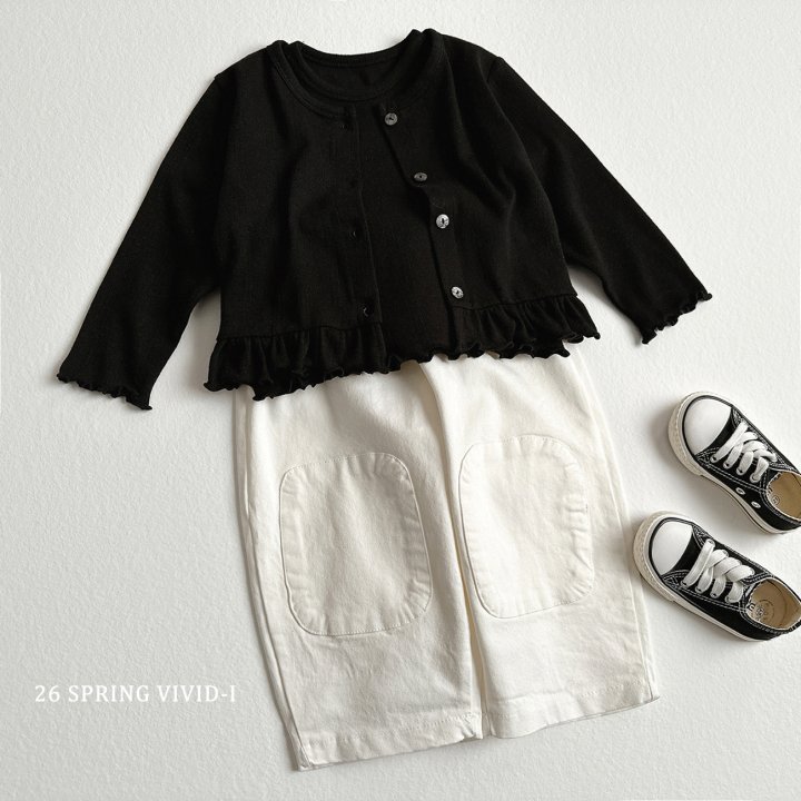 Vivid I - Korean Children Fashion - #discoveringself - Eyelet Cardigan Set - 9