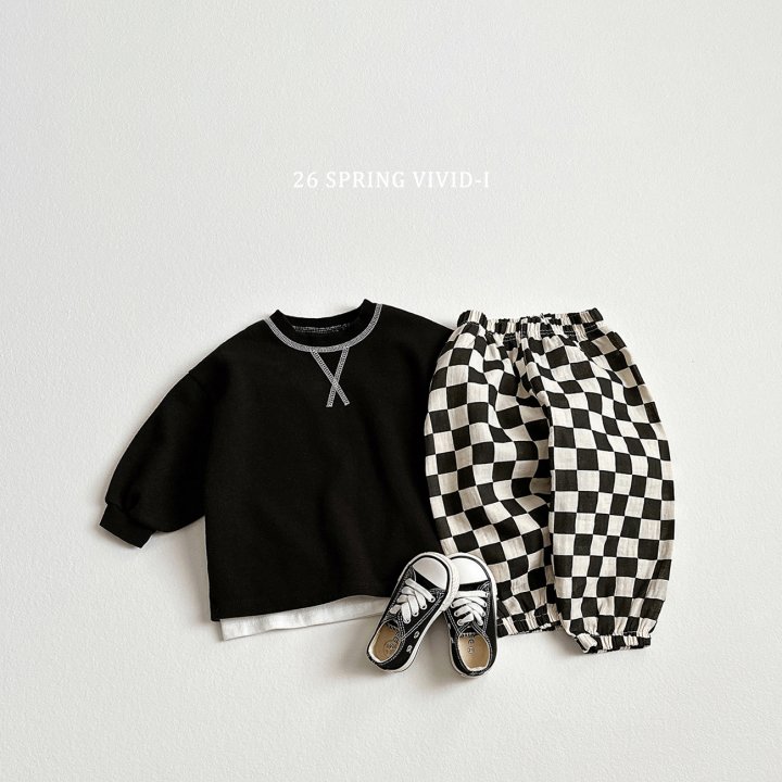 Vivid I - Korean Children Fashion - #fashionkids - X Guy Rib Sweatshirt - 11