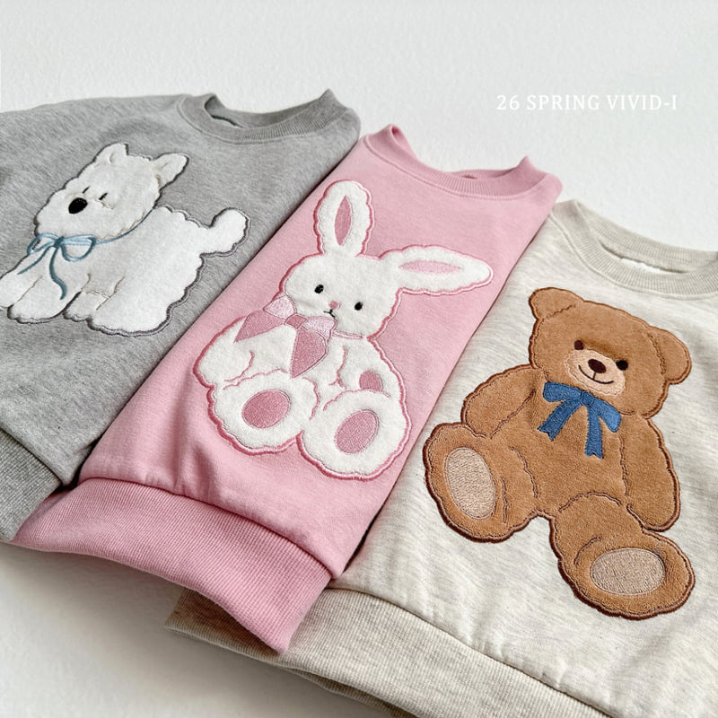 Vivid I - Korean Children Fashion - #fashionkids - Boucle Doll Sweatshirt - 12