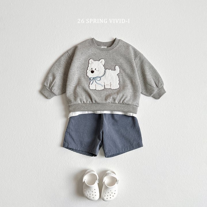 Vivid I - Korean Children Fashion - #fashionkids - Pigment Half Pants - 12