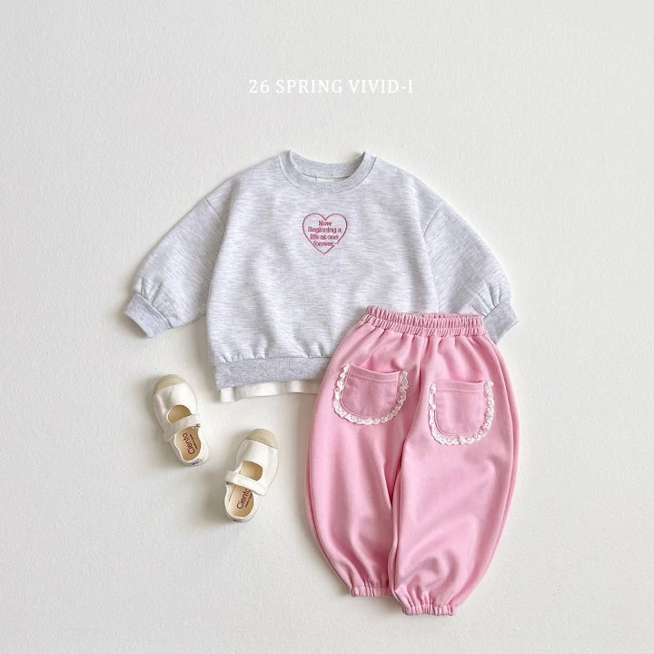 Vivid I - Korean Children Fashion - #fashionkids - Lace Pocket Jogger Pants - 6