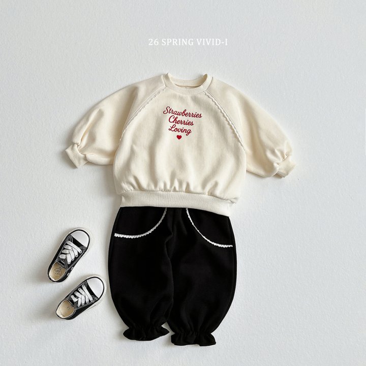 Vivid I - Korean Children Fashion - #fashionkids - Frill Lace Jogger Pants - 5