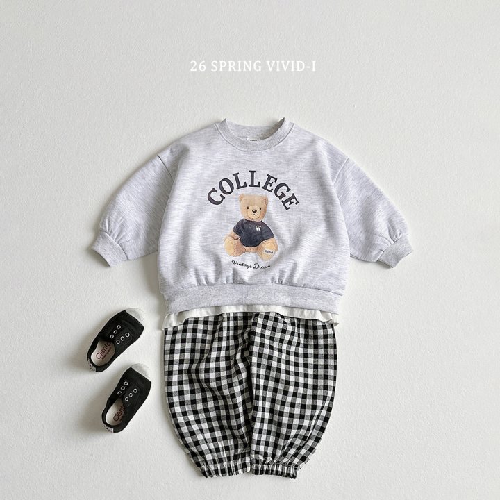 Vivid I - Korean Children Fashion - #fashionkids - College Bear Set - 8