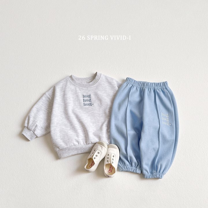 Vivid I - Korean Children Fashion - #fashionkids - Hug Color-Block Set - 5