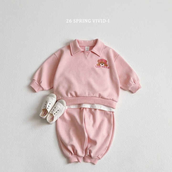 Vivid I - Korean Children Fashion - #fashionkids - Bear Cap Collar Set - 3