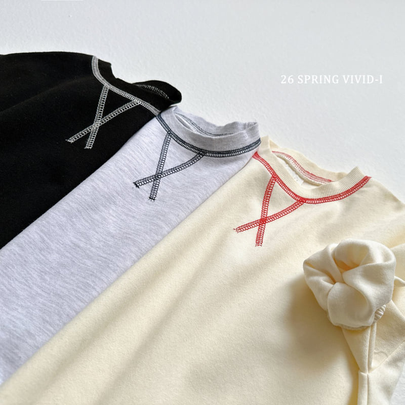 Vivid I - Korean Children Fashion - #kidsshorts - X Guy Rib Sweatshirt - 12