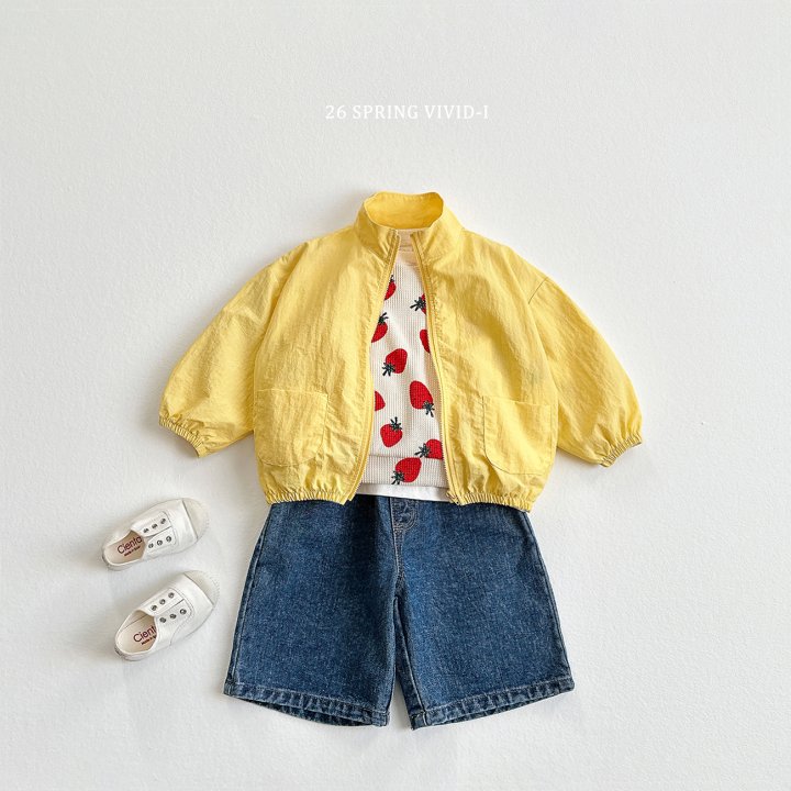 Vivid I - Korean Children Fashion - #kidsshorts - Bermuda Denim Pants - 6