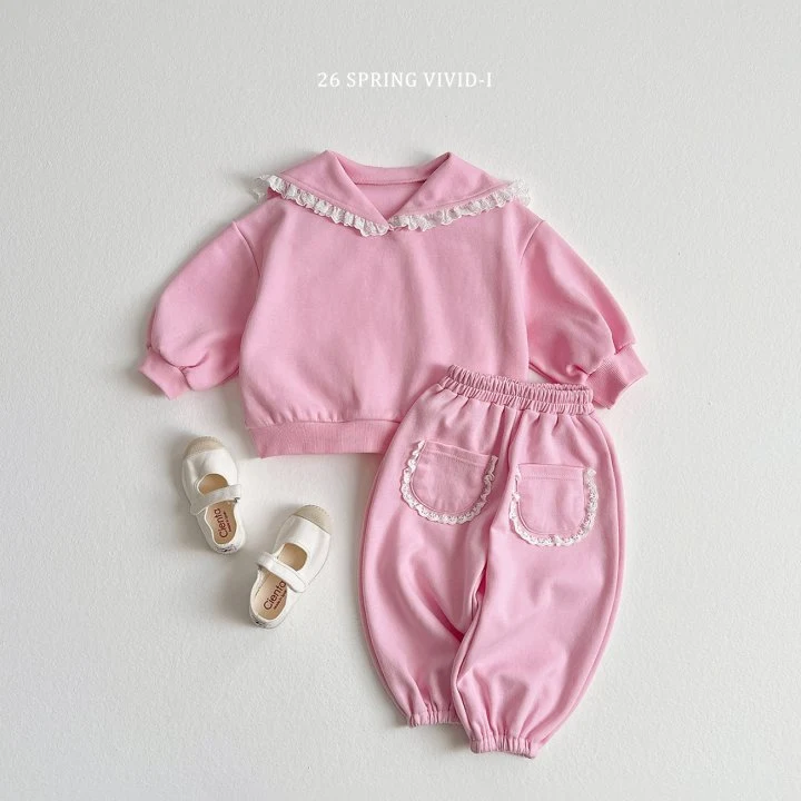 Vivid I - Korean Children Fashion - #kidsshorts - Lace Pocket Jogger Pants - 7