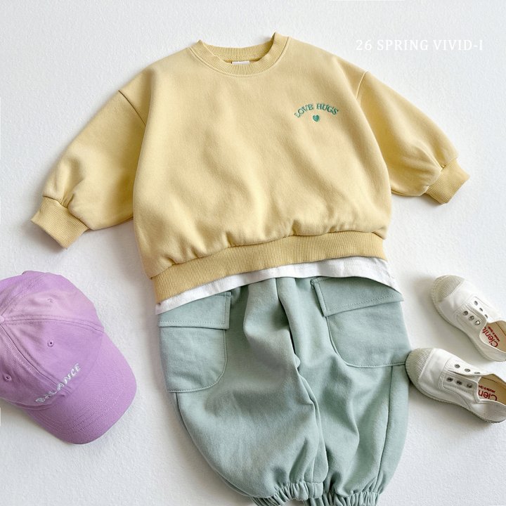 Vivid I - Korean Children Fashion - #kidsshorts - Love Hug Set - 8