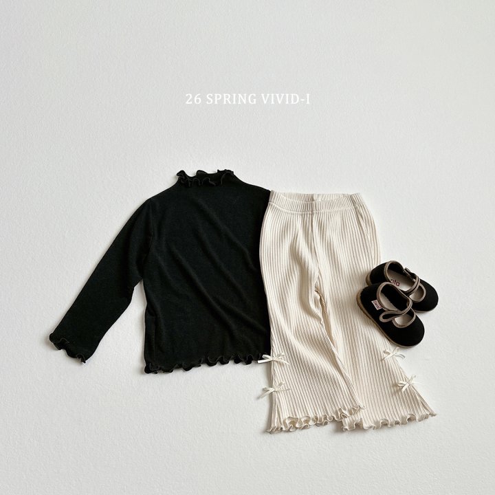 Vivid I - Korean Children Fashion - #kidsshorts - Spring Soft Wave Tee - 6