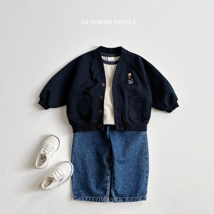 Vivid I - Korean Children Fashion - #kidsstore - Color-Point Single Tee - 8